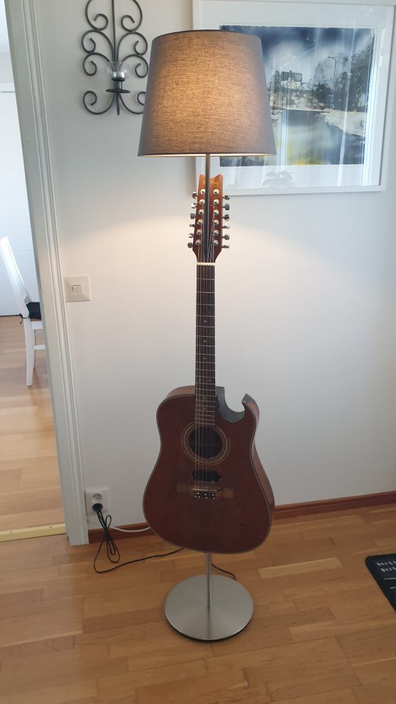 Acoustic Wood Floor Lamp